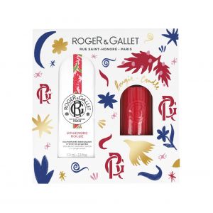 Roger Gallet Roger & Gallet Ginger Red - Beneficial Perfumed Water + Free Perfumed Candle Coffret (Coffret) Mixte 100ml