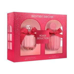 Women'secret Rouge Seduction Gift Set and Body Lotion Fruity Chypre 2 Piece Assortment Coffret (Coffret) Femme 100ml