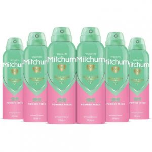 Mitchum Women Triple Odor Defense 48HR Protection Deodorant Spray & Antiperspirant 200ml Powder Fresh