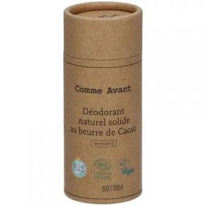 Comme Avant Natural Solid Deodorant With Cocoa Butter 50 G Unisexe