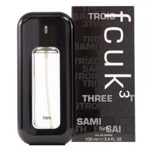 French Connection FCUK 3 Eau de Toilette 3.4oz Unisexe