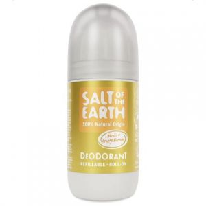 Salt Of The Earth Natural Deodorant Roll On Neroli & Orange Blossom - Refillable, Vegan, Long Lasting Protection, Leaping Bunny Approved, Made in the UK 75ml Unisexe