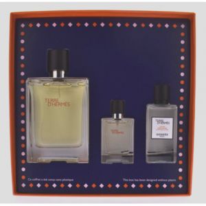 Hermès Terre d'Hermès Gift Set - Eau De Toilette Spray 100ml + 12.5ml and After Shave Lotion 40ml