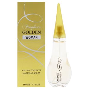 New Brand  France Golden Woman 100ml Eau de toilette Natural Spray