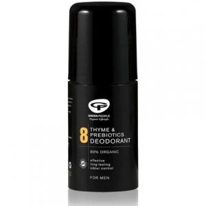 Green People for Men No,8 Thyme & Prebiotics Deodorant 75ml Herbal Scented Deodorant