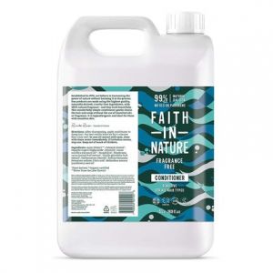 Faith In Nature Natural Fragrance-Free Conditioner for Sensitive Hair 5L Refill Pack - Perfume-Free