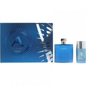 Azzaro Chrome Extreme 2 Piece Gift Set Eau de Parfum 100ml Deodrant Stick 75g