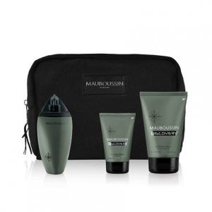 Mauboussin Prestige 2022 Discovery - Eau de Parfum 100ml Shower Gel 100ml Aftershave Balm 50ml with Toiletry Bag