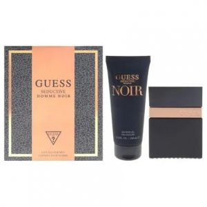 Guess Seductive Noir For Men 2 Pc Gift Set 1.7oz EDT Spray and 3.4oz Shower Gel