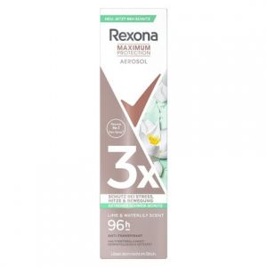 Maximum Protection Deodorant Spray Lime & Waterlily Scent Antiperspirant with 96 Hours of Protection Against Sweat and Body Odor - 150 ml