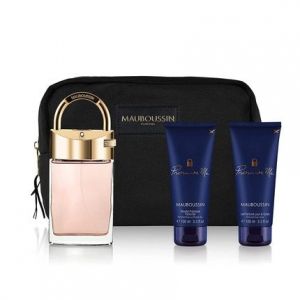 Mauboussin Prestige 2022 Promise Me - Eau de Parfum 90ml with Shower Gel, Body Lotion and Toiletry Bag