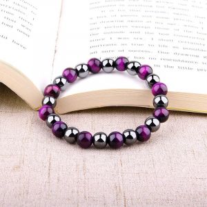 Bracelet double protection violet