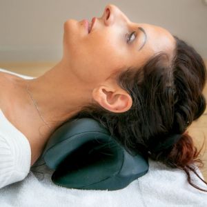 Coussin chauffant pour cou et cervicales