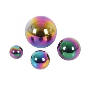 4 balles r&eacute;fl&eacute;chissantes multicolores