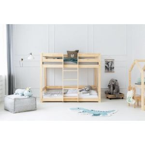 Lit superposé bois cabane mila 80x190cm