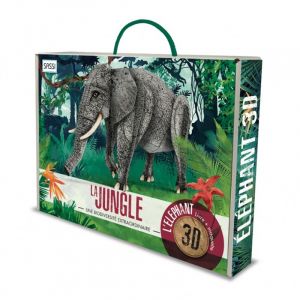 La jungle - l'&eacute;l&eacute;phant 3d