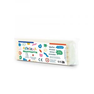 Patalege pain 250g p&acirc;te &agrave; modeler qui ne s&egrave;che pas - blanc