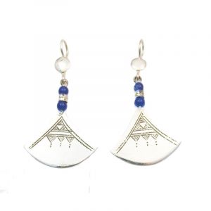 Boucles d'oreille shat shat bleu