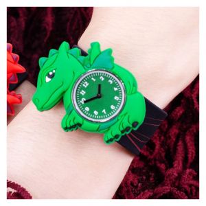 Montre slap  dragon vert