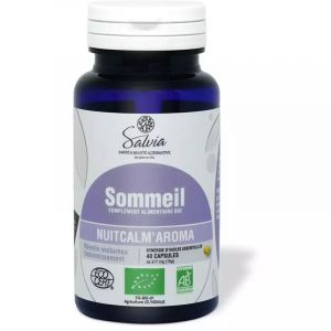 Sommeil nuitcalm'aroma 40 capsules bio huiles essentielles