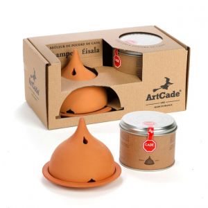 Coffret br&ucirc;le-parfum poudre de cade