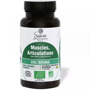 Muscles & articulations dol'aroma 40 capsules bio huiles essentielles