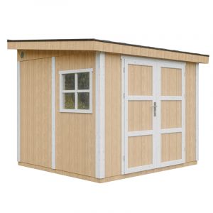 Abri de jardin qualit&eacute; premium 5,9 m&sup2; - h231x248x294 cm - jaune