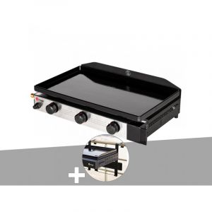 Plancha gaz &agrave; poser 3 br&ucirc;leurs solia 300 - somagic + support balcon