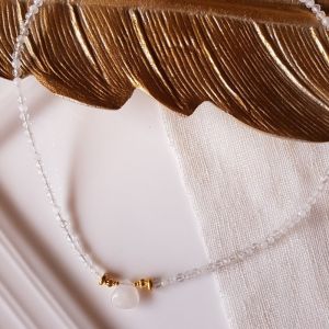 Collier sofia quartz rose