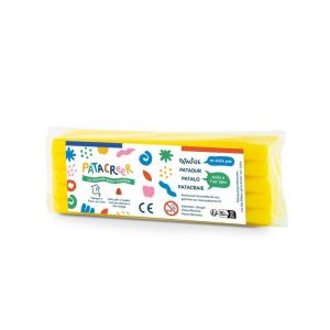 Patalege pain 250g p&acirc;te &agrave; modeler qui ne s&egrave;che pas - jaune