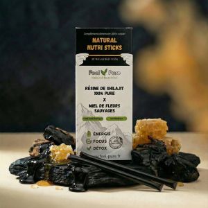 Natural nutri sticks : shilajit & miel (30 sticks)