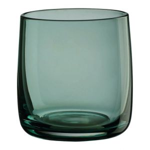 Verre ankara souffl&eacute; &agrave; la bouche vert