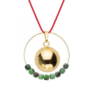 Bola rubis zo&iuml;site & cordon rouge