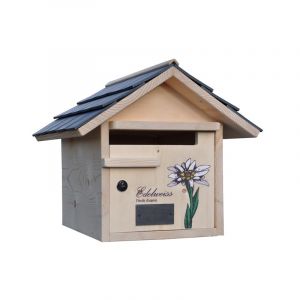 Boite aux lettres fleur tuiles