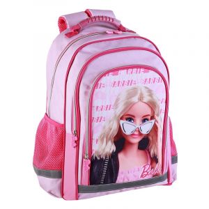 Barbie fashion sac &agrave; dos primaire &agrave; double compartiment.