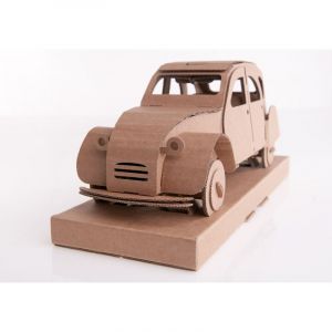 2 cv en carton brun mont&eacute;e