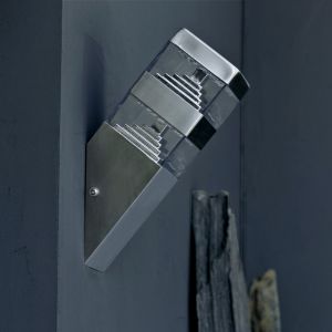 Applique ext&eacute;rieure pyramide 1000 lumens inox