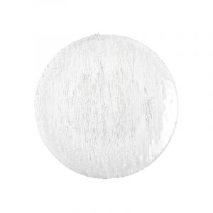 Assiette plate transparente 28cm