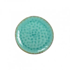 Assiette plate verte