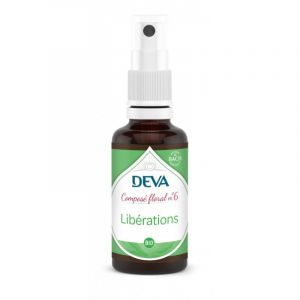 Lib&eacute;rations n&deg;6 - compos&eacute; floral bio deva - spray 30ml