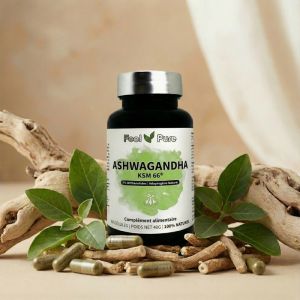 G&eacute;lules d'ashwagandha ksm-66&reg; - stress & sommeil