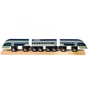 Réplique du train eurostar en bois