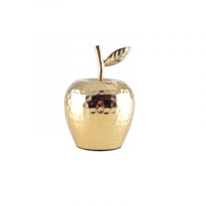 Pomme décorative dorée
