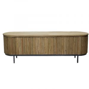 Piana-meuble tv 170 cm en teck massif recycl&eacute;