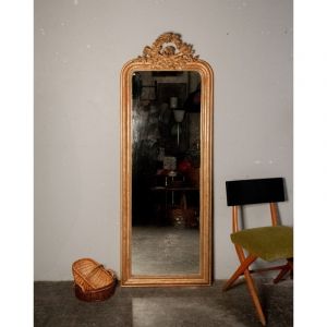 Grand miroir louis-philippe dor&eacute; n&deg;923