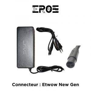 Chargeur universel trottinette électrique batterie 48v, connecteur etwow new gen