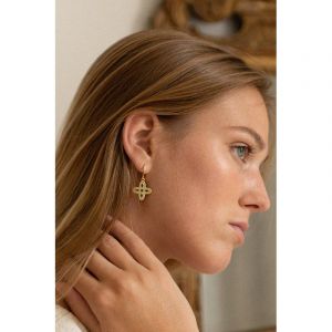 Boucles adriana vert émeraude