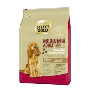 SELECT GOLD Sensitive Adulte Medium Agneau et riz 4 kg