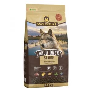 WOLFSBLUT Wild Duck Croquettes pour Chien Senior 12,5 kg