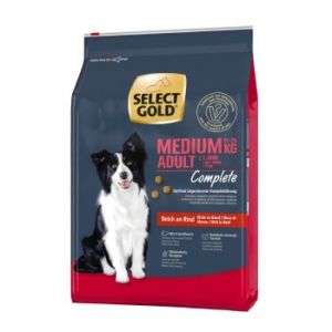SELECT GOLD Complete Medium Adulte Bœuf 4 kg